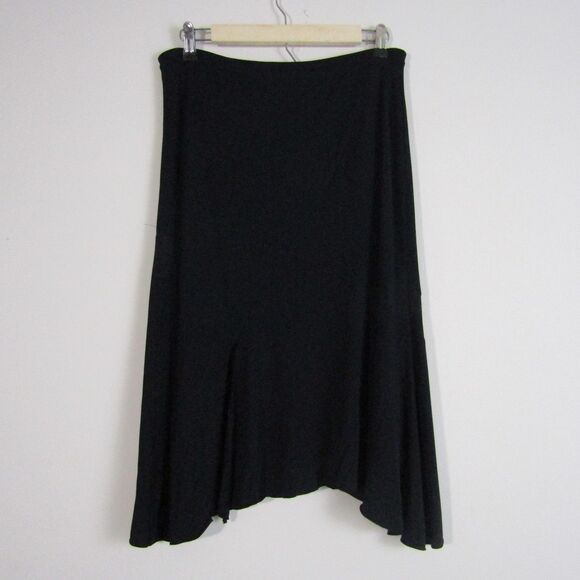 Express Vintage Skirt Medium Black Asymmetrical Grunge Whimsigoth Fairy Goblin - Picture 2 of 12